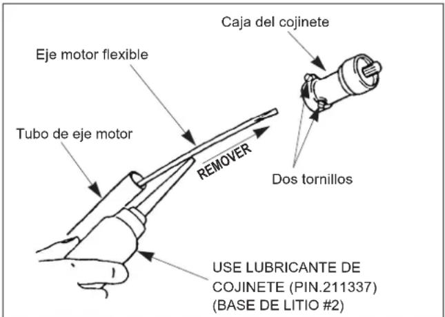 Maruyama B230C - Lubricación del eje motor - 1