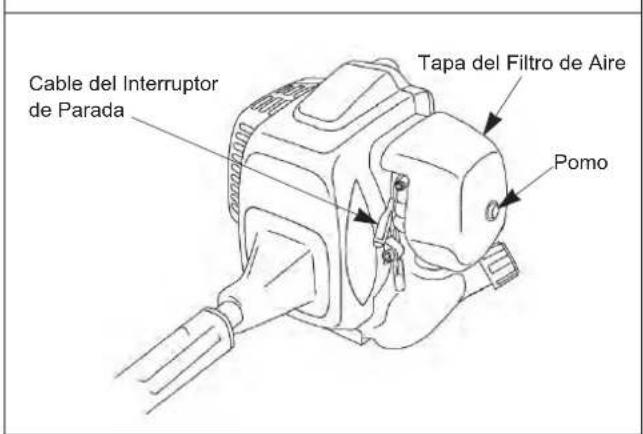 Maruyama B230C - Conexión de los cables del interruptor de parada - 2