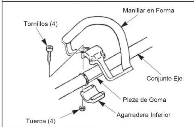 Maruyama B230C - Montaje del motor y el Conjunte eje - 3