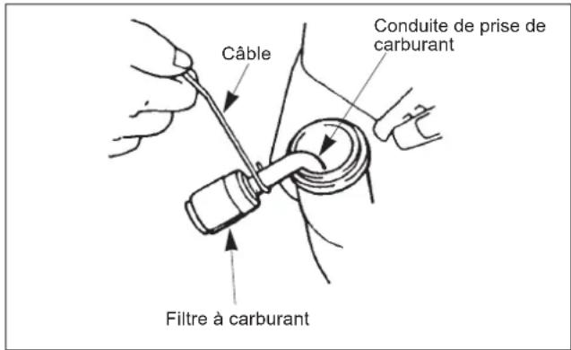 Maruyama B420 - Remplacement du filtre à carburant - 1
