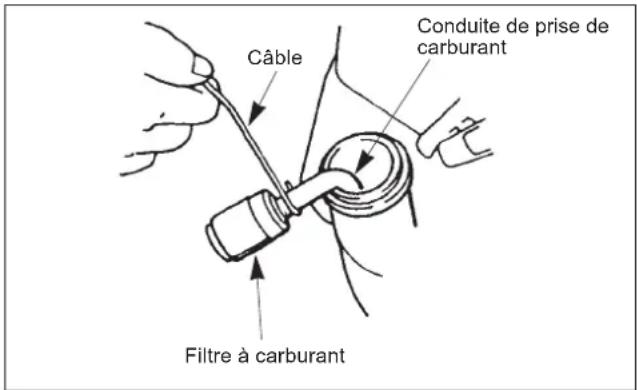 Maruyama B300L - Remplacement du filtre à carburant - 1