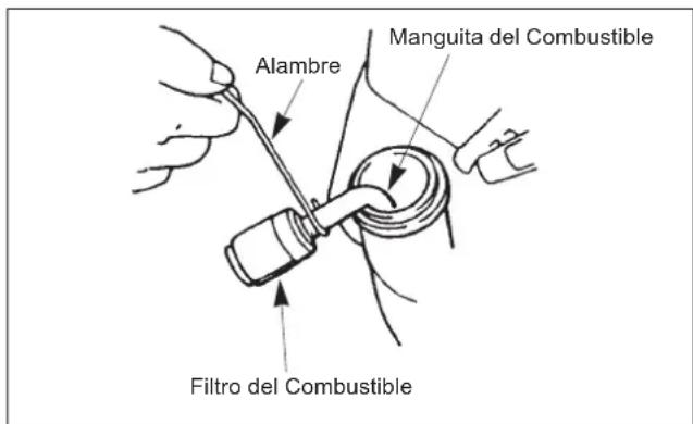 Maruyama B300L - Cambio del Filtro de Combustible - 1