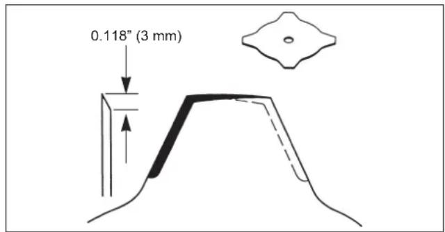 Maruyama B42A - Cuchilla de cuatro dientes - 1