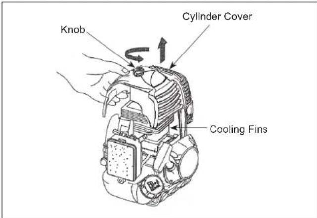 Maruyama B42A - Cooling Fin Cleaning - 1