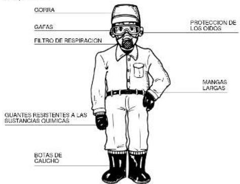 Maruyama MS038 - PRECAUCIONES DE SEGURIDAD EN LA APLICACION DE SUSTANCIAS QUIMICAS - 1
