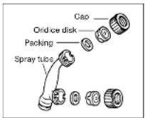Maruyama MS038 - CLEANING NOZZLE AND BYPASS HOSE - 1
