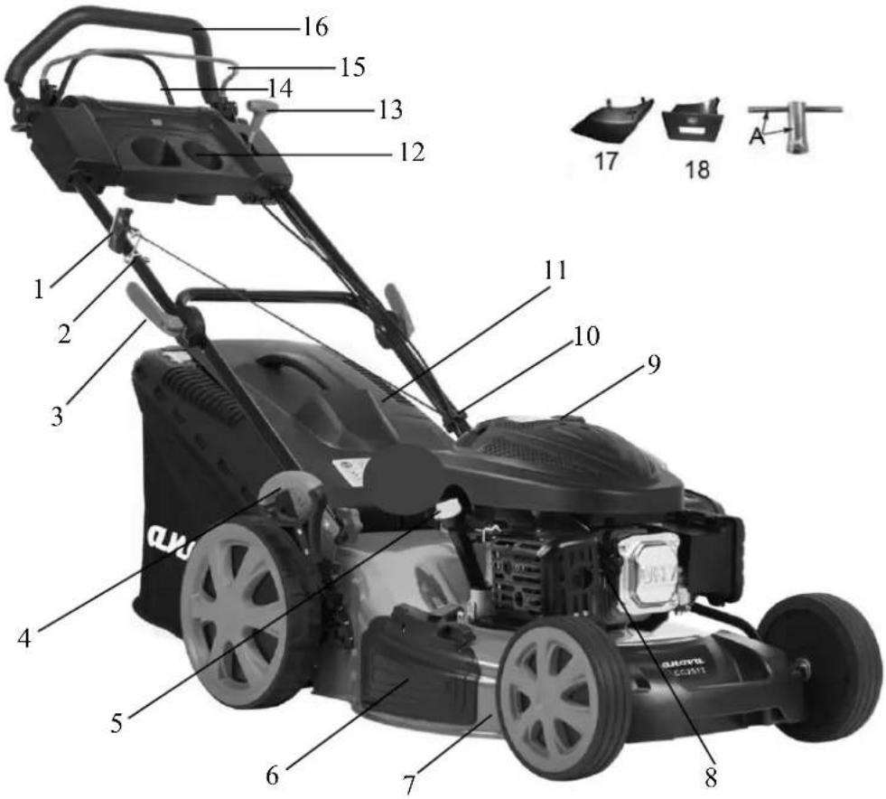 Anova CC451T - DESCRIPCIÓN DE LAS PIEZAS - 1