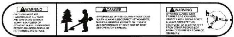 Maruyama BT23L - Étiquettes de sécurité et instructions - 3
