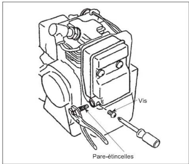 Maruyama B420L - Entretien du pare-étincelles - 1