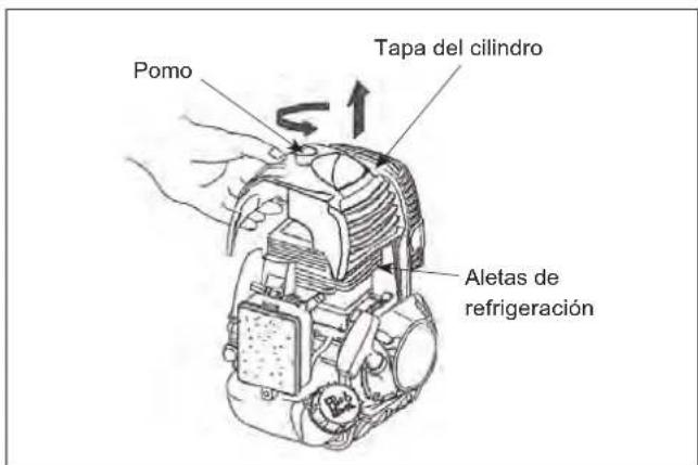 Maruyama B420L - Limpieza de las aletas de refrigeración - 1