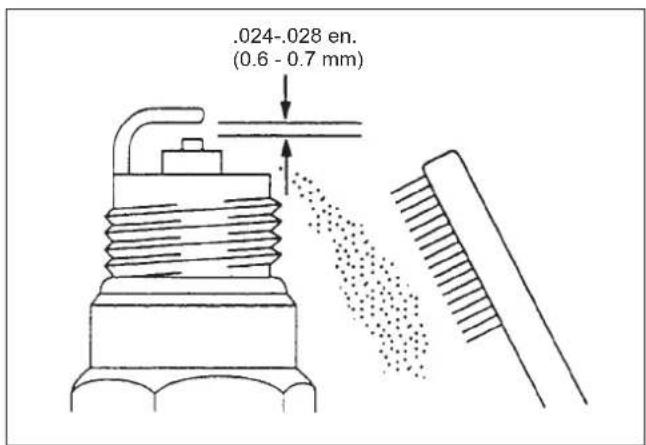 Maruyama BT230L - Mantenimiento de la Bujía - 1