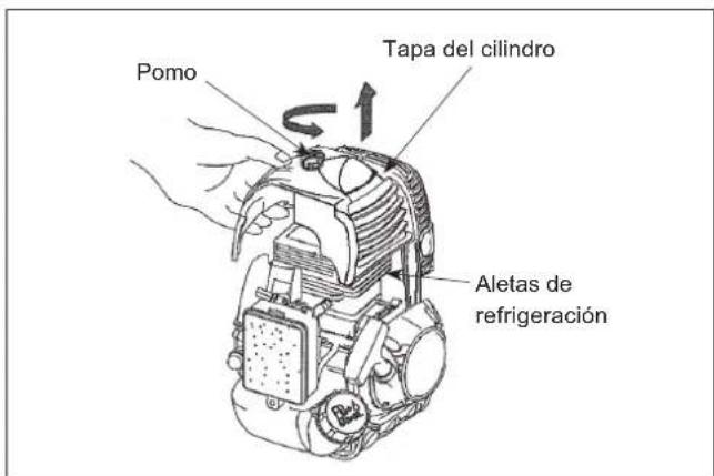 Maruyama B42L - Limpieza de las aletas de refrigeración - 1