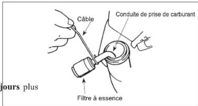 Maruyama M27QC - Remplacement du filtre à essence - 1