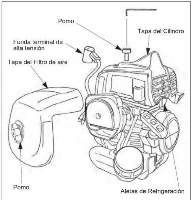 Maruyama BM240 - Limpieza de las aletas de refrigeración - 1