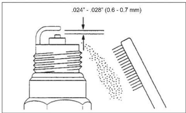 Maruyama BM240 - Spark Plug Maintenance - 1