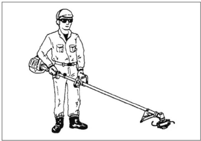 Maruyama BM240 - Sécurité de fonctionnement du taille-bordures - 2