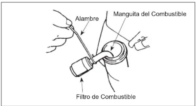 Maruyama BM240 - Cambio del Filtro de Combustible - 1