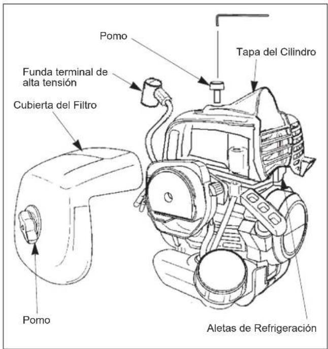 Maruyama M30QC - Limpieza de las aletas de refrigeración - 1