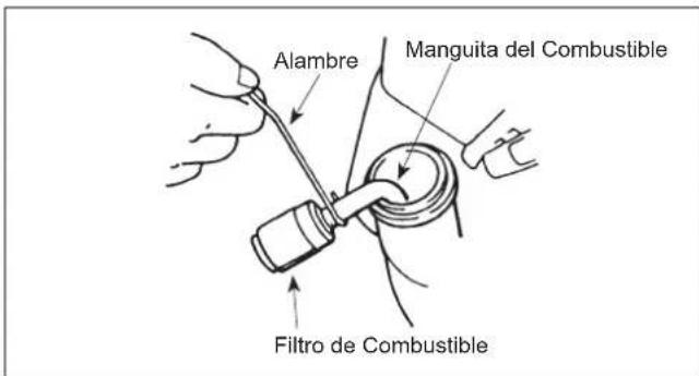 Maruyama M270QC - Cambio del Filtro de Combustible - 1