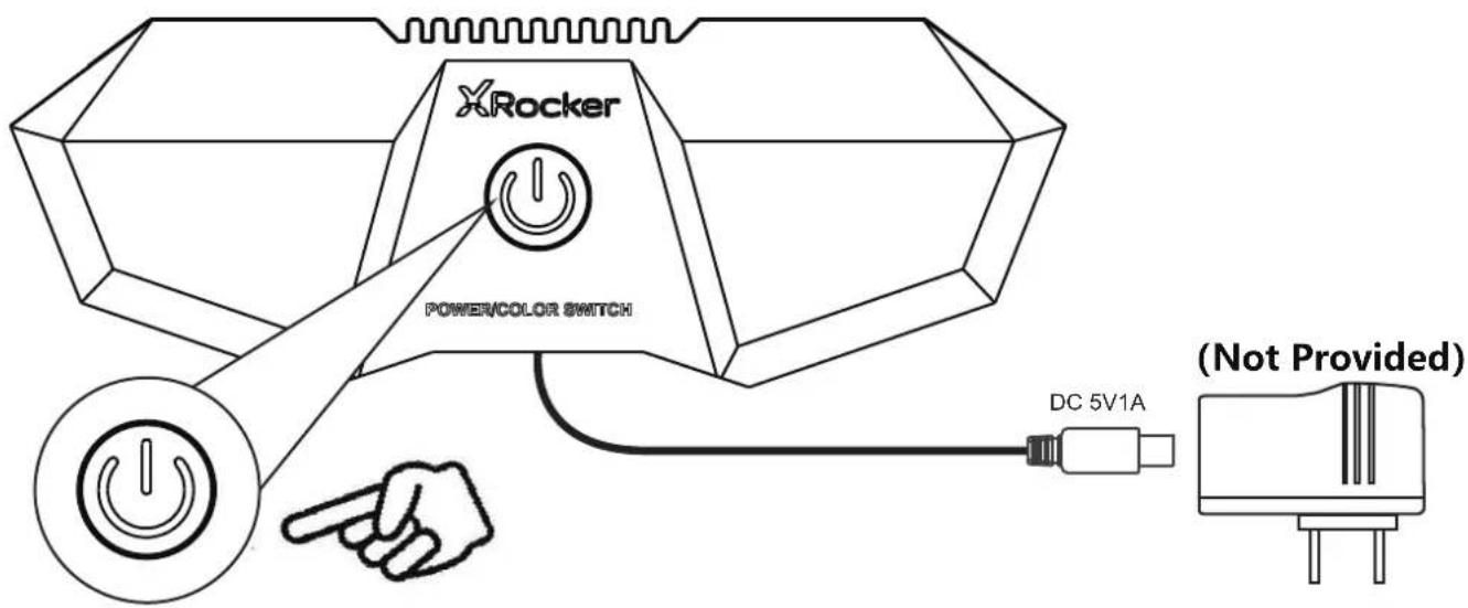 X Rocker Carbon-Tek End - Control panel operating instructions - 1