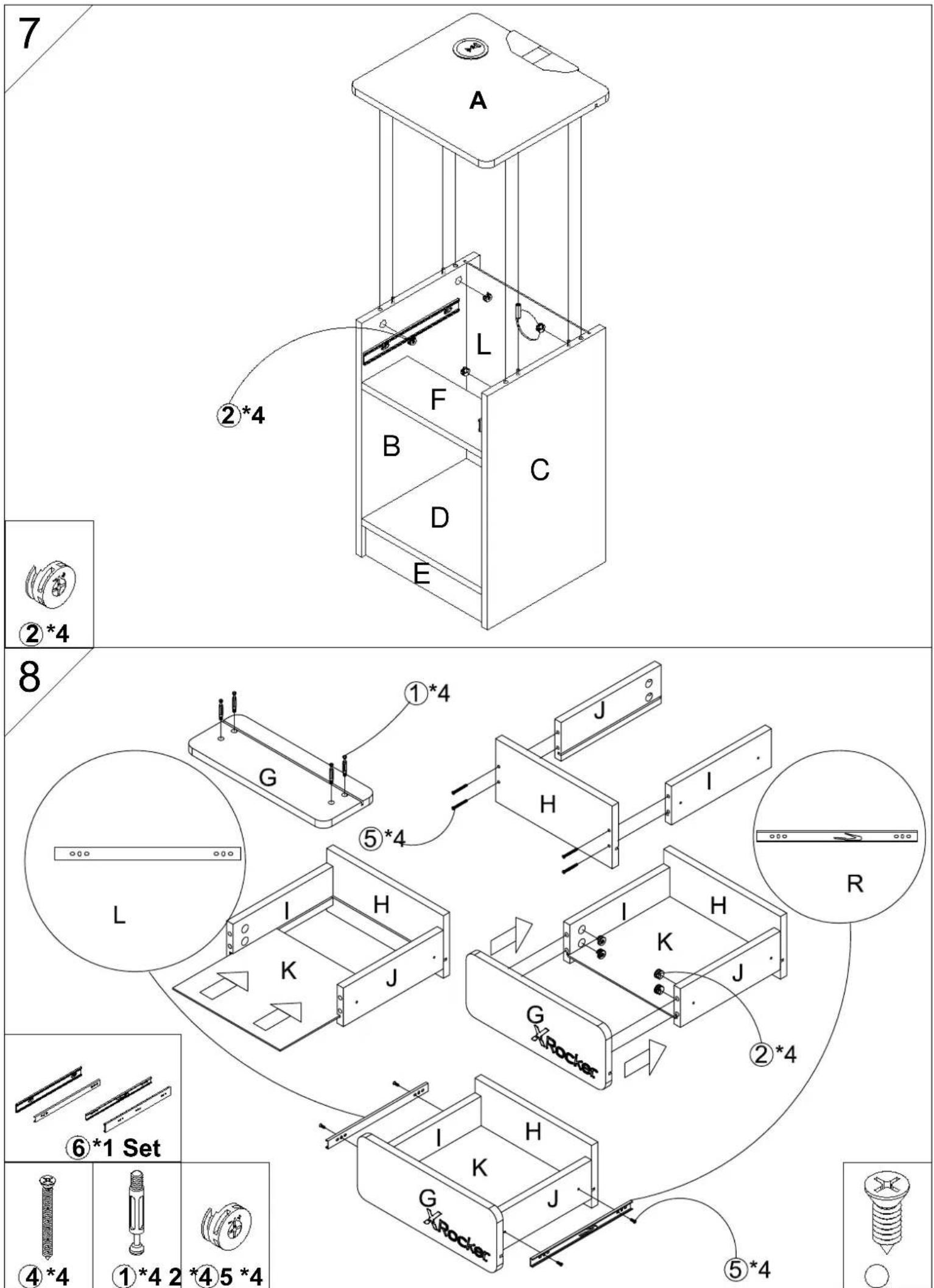 X Rocker Carbon-Tek End - IMPORTANT - LIRE ATTENTIVEMENT - CONSERVER CES INSTRUCTIONS POUR RÉFÉRENCE ULTÉRIEURE INFORMATIONS - 23