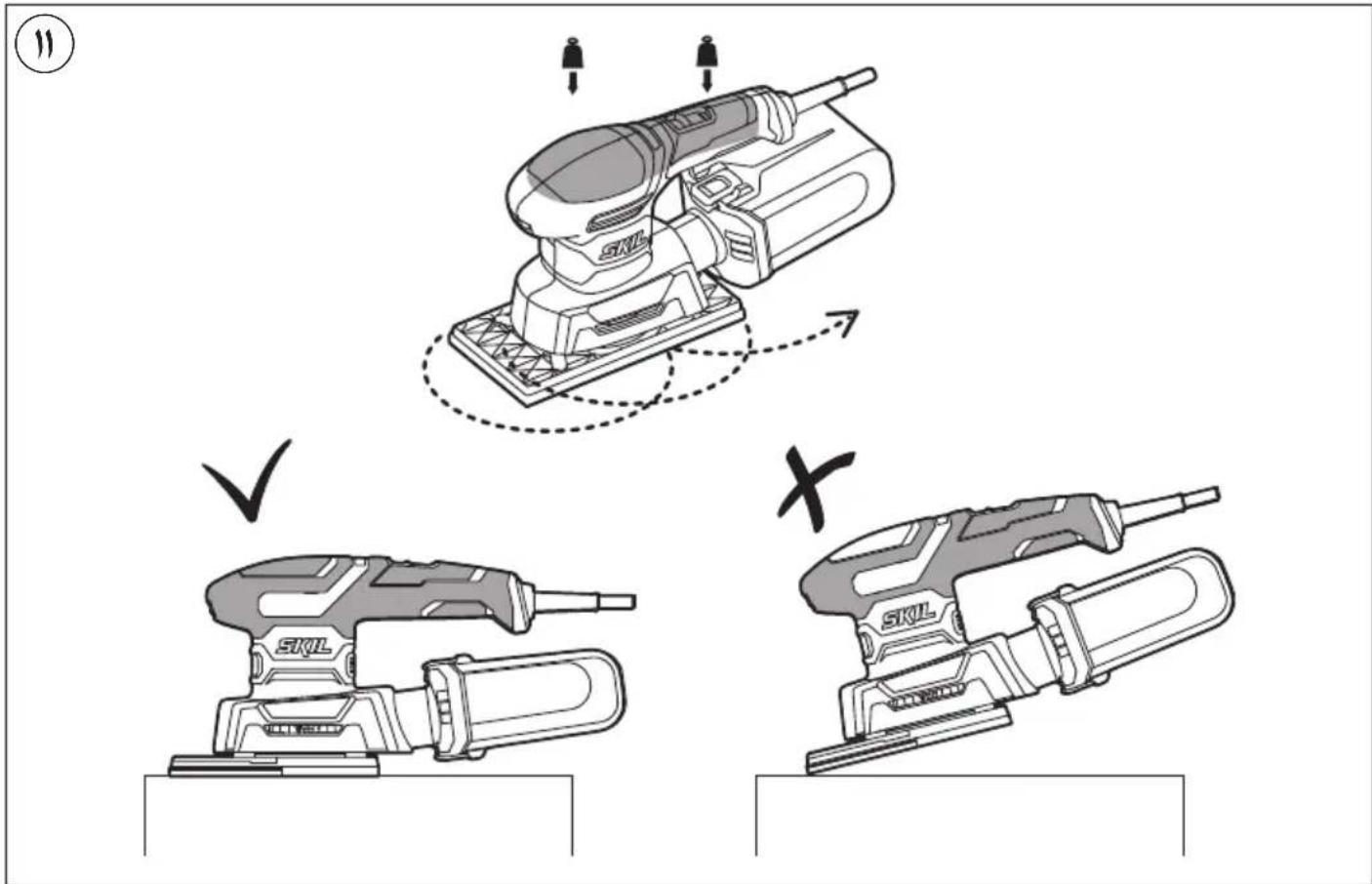 SKIL 7280 DA - PRIETAISO ELEMENTAI② - 5