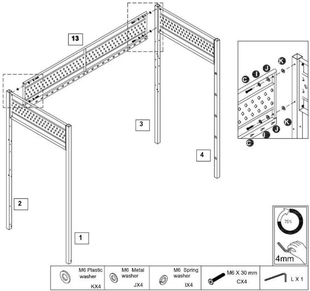 X Rocker BattleBunk - Step 3 - 1