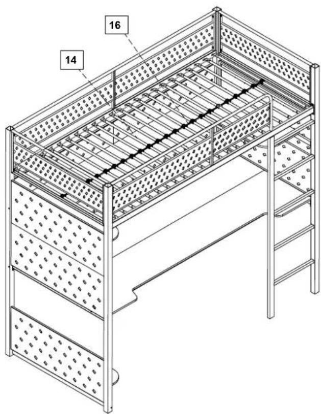 X Rocker BattleBunk - Assembly Instructions - 2