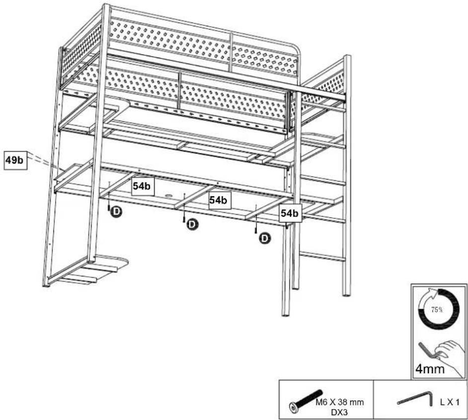 X Rocker BattleBunk - Step 15 - 1