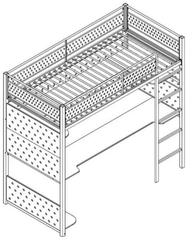 X Rocker BattleBunk - Step 20 - 5