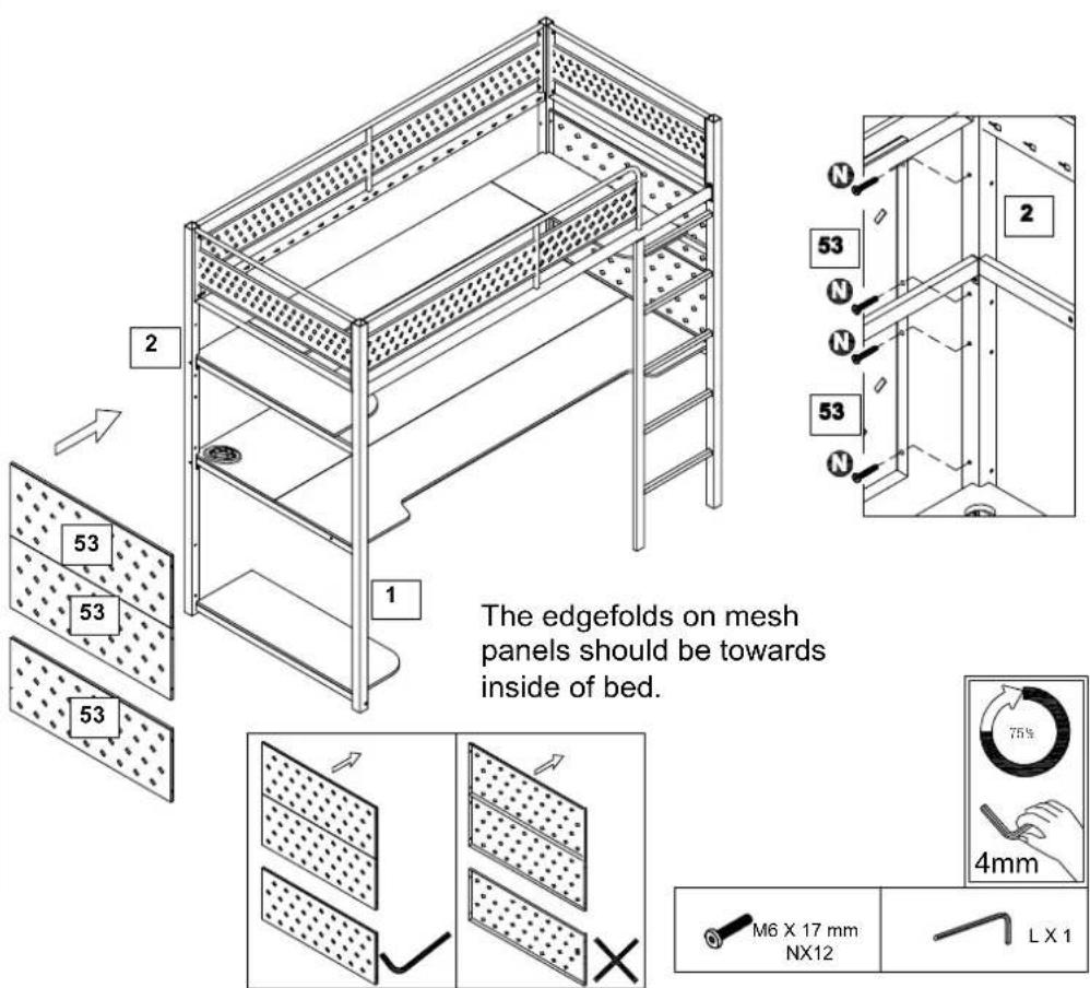 X Rocker BattleBunk - Step 18 - 1