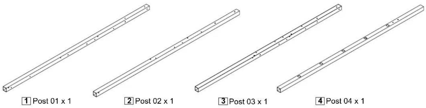 X Rocker BattleBunk - Components - Panels - 1