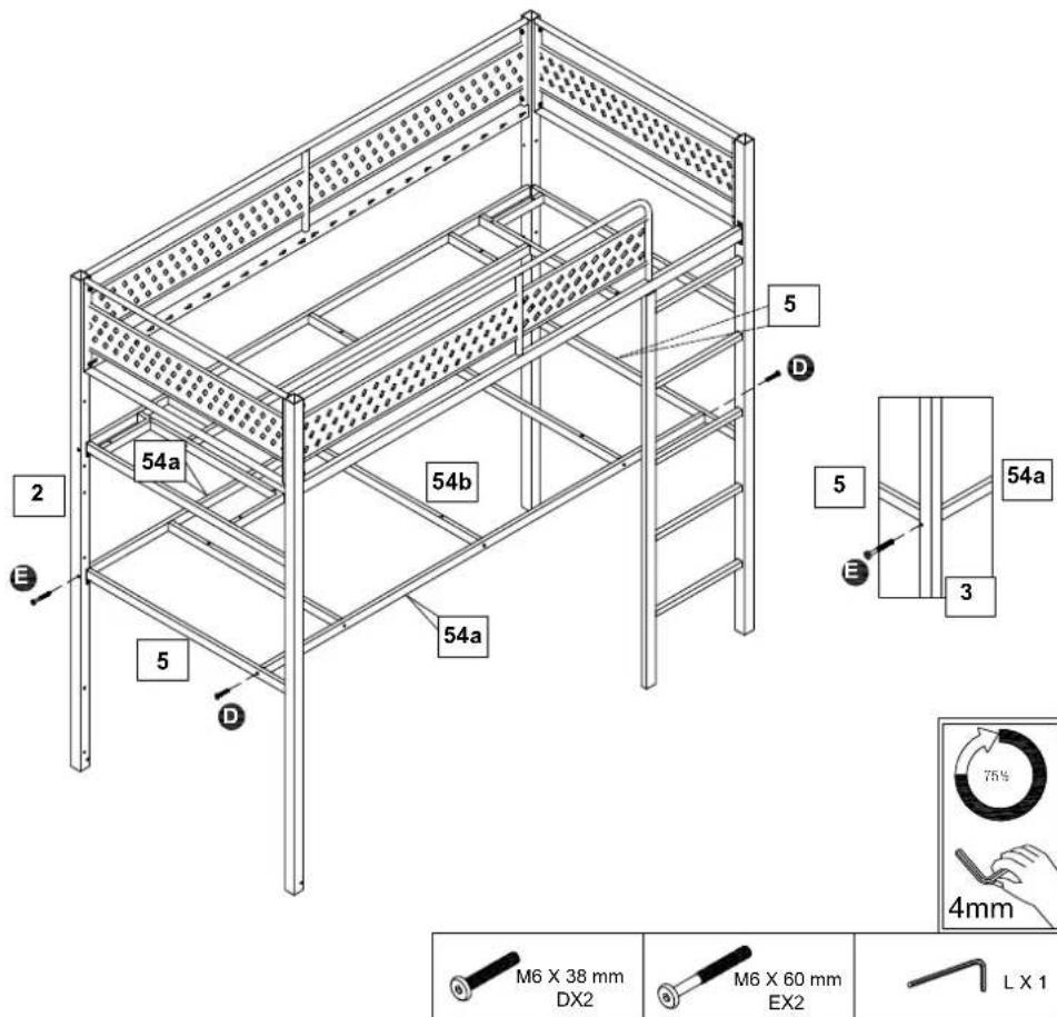 X Rocker BattleBunk - Step 10 - 1