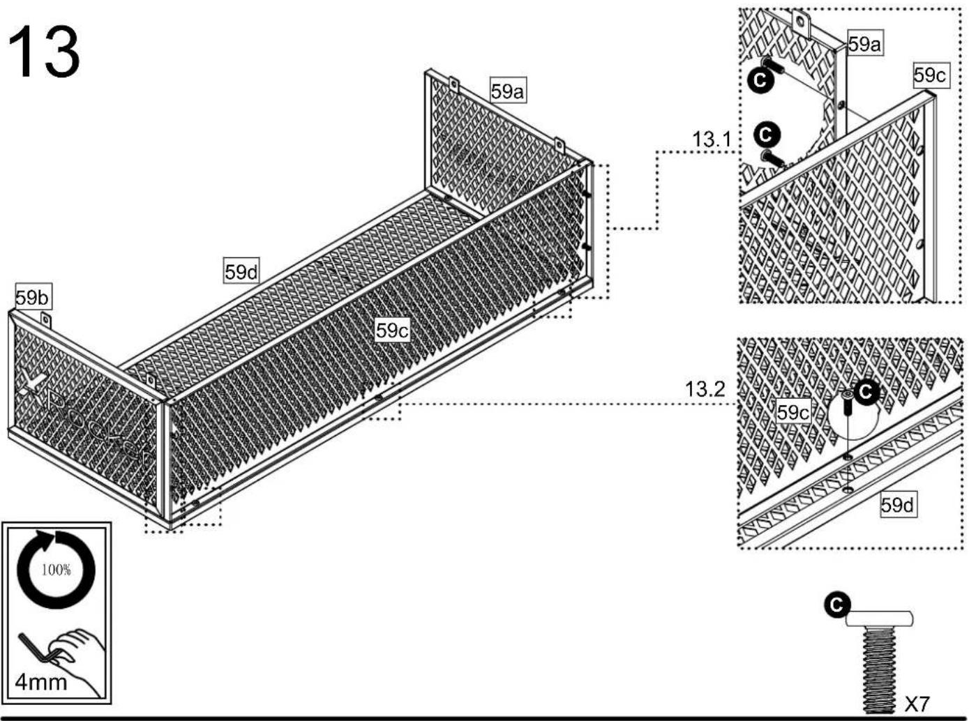 X Rocker Armada-Over-Twin Bunk Bed with - Fittings (T00012300B00) - 30