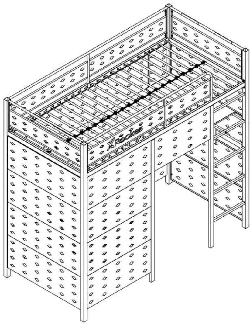 X Rocker Battle Den - Assembly Instructions - 1