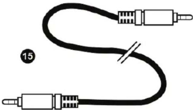 HERCULES XPS 101 - - Description of speaker system components and connectors: - 3