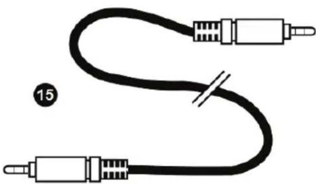 HERCULES XPS 101 - - Beschrijving van onderdelen en aansluitingen van het speakersysteem: - 3