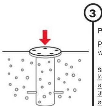 Glatz Ambiente Nova - Placing the parasol down - 1
