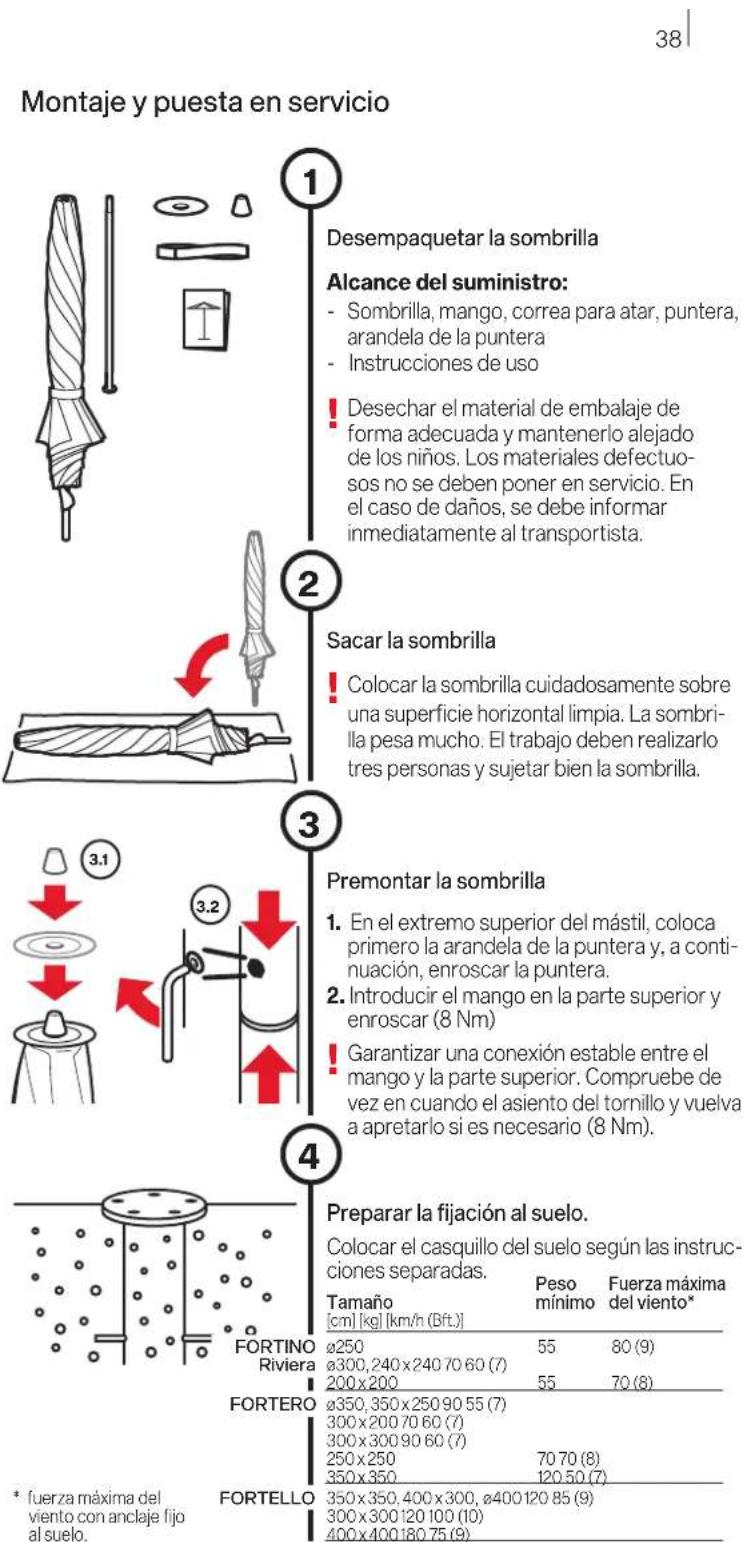 Glatz Fortino Riviera - Indicaciones de seguridad - 1