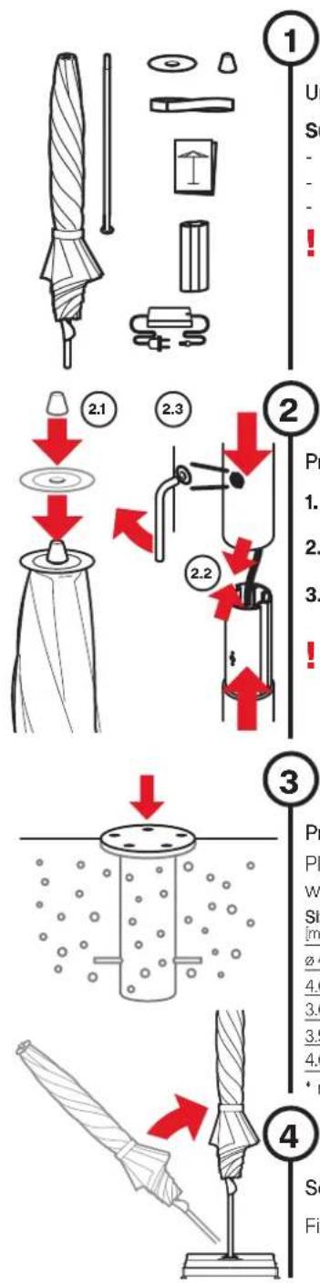 Glatz Fortello LED - Assembly and commissioning Use - 1