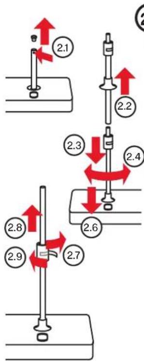 Glatz Twist - Setting up the lower pole - 1