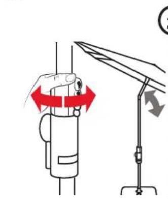 Glatz Twist - Parasolhoogte afstellen (optioneel) - 1