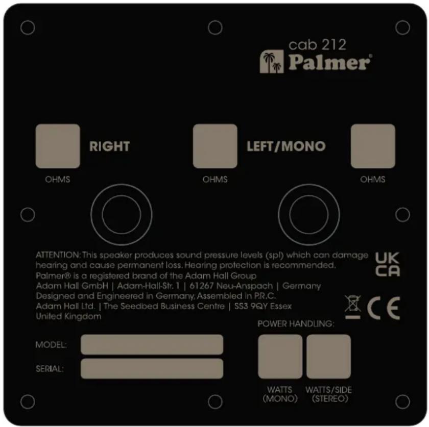 Palmer CAB 112 BX - 1.2) Pudełko gitarowe 2X12 - 1