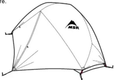 MSR Hubba Hubba NX - FIXEZ LES ARCEAUX À EMBOITEMENT - 2