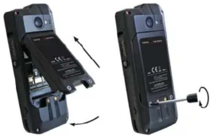 i.safe Mobile IS330.RG - SÄTTA I BATTERIET - 1