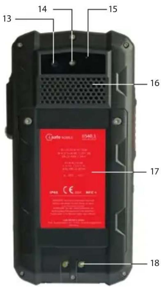 i.safe Mobile IS540.M1 - ENHETSOVERSIKT/FUNKSJONER - 2