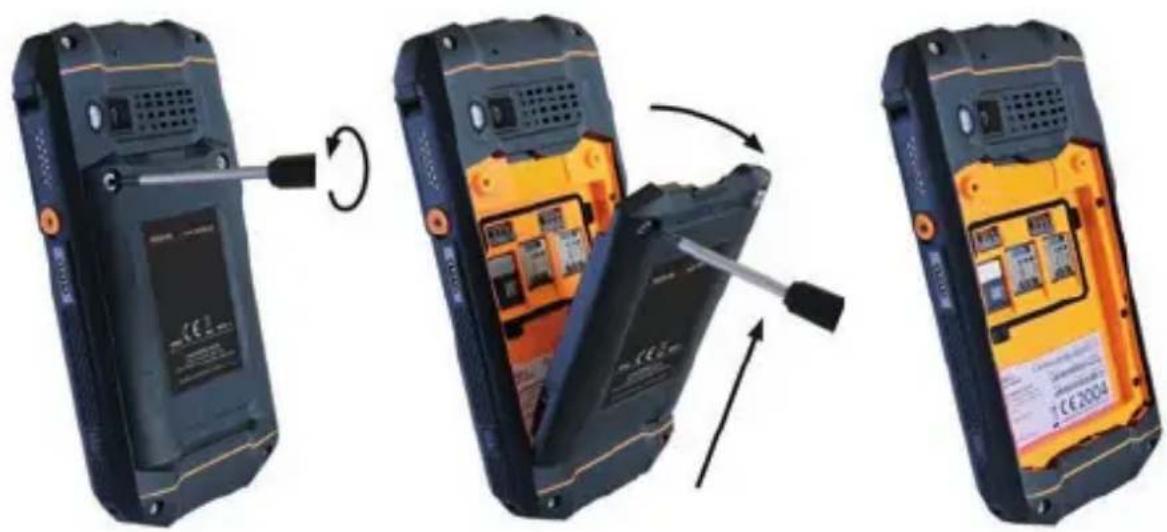 i.safe Mobile IS530.RG - >INSTALAÇÃO DA BATERIA - 2
