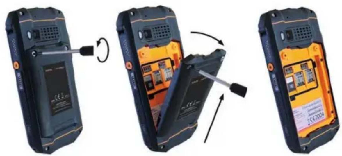 i.safe Mobile IS530.RG - >microSD 카드 삽입/제거 - 1