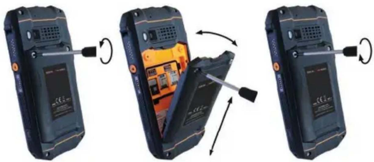 i.safe Mobile IS530.RG - バッテリーの交換 - 1