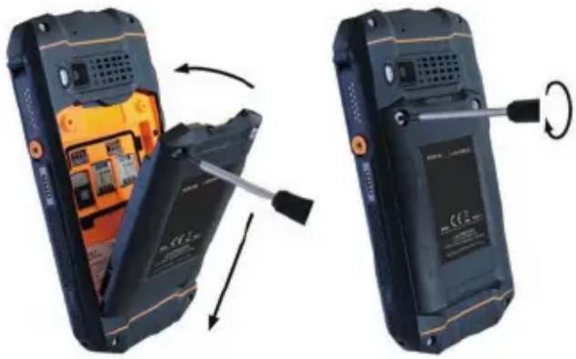 i.safe Mobile IS530.RG - >INSTALLERING AV BATTERIET - 1
